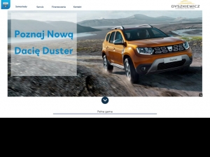 Konfiguracja nowego auta marki Dacia